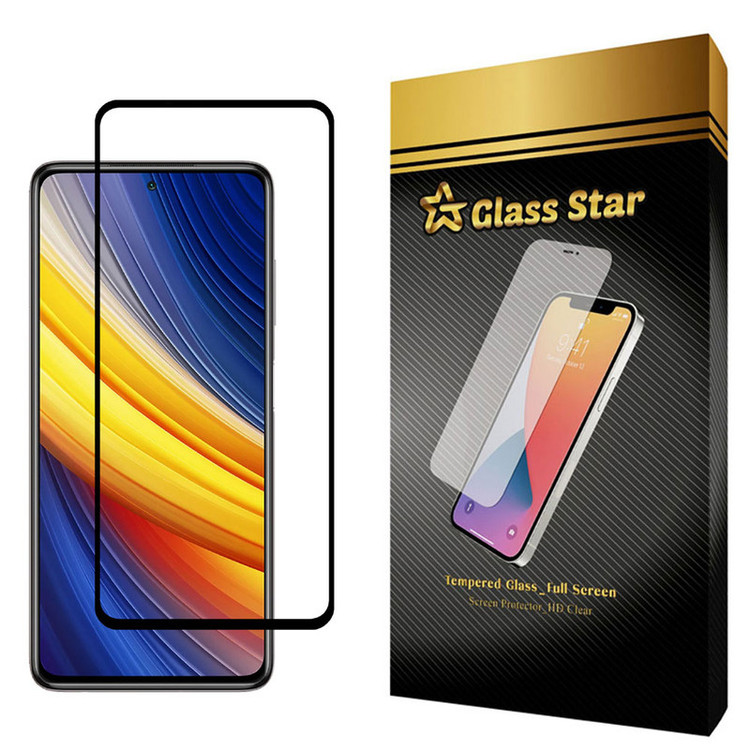 محافظ صفحه نمایش گلس استار مدل FUL مناسب برای گوشی موبایل شیائومی Poco X3 Pro