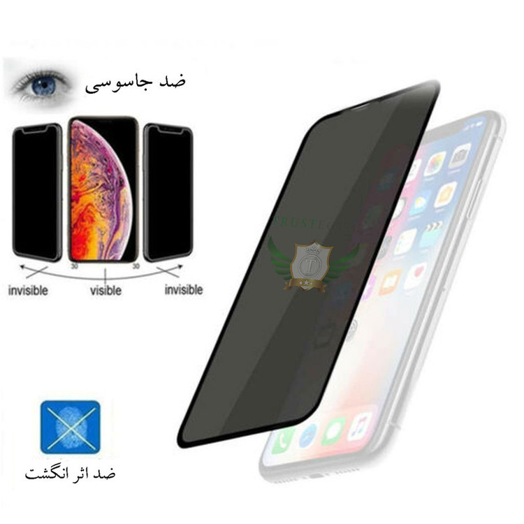 محافظ صفحه نمایش سرامیکی حریم شخصی تراستکتور مدل PRCB-Glass مناسب برای گوشی موبایل شیائومی Redmi Note 11S