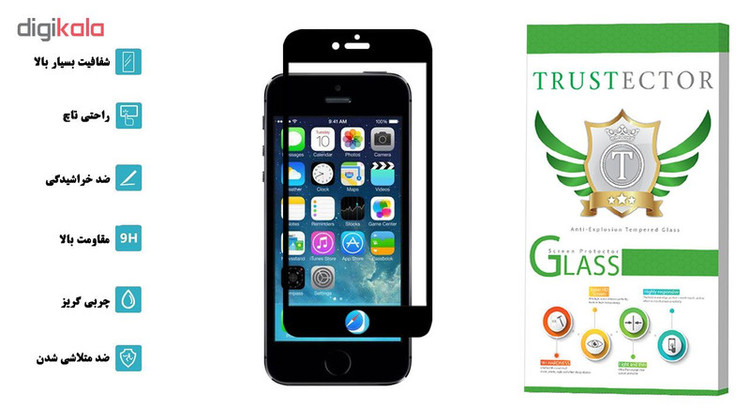 محافظ صفحه نمایش تراستکتور مدل GSS مناسب برای گوشی موبایل اپل iPhone 5