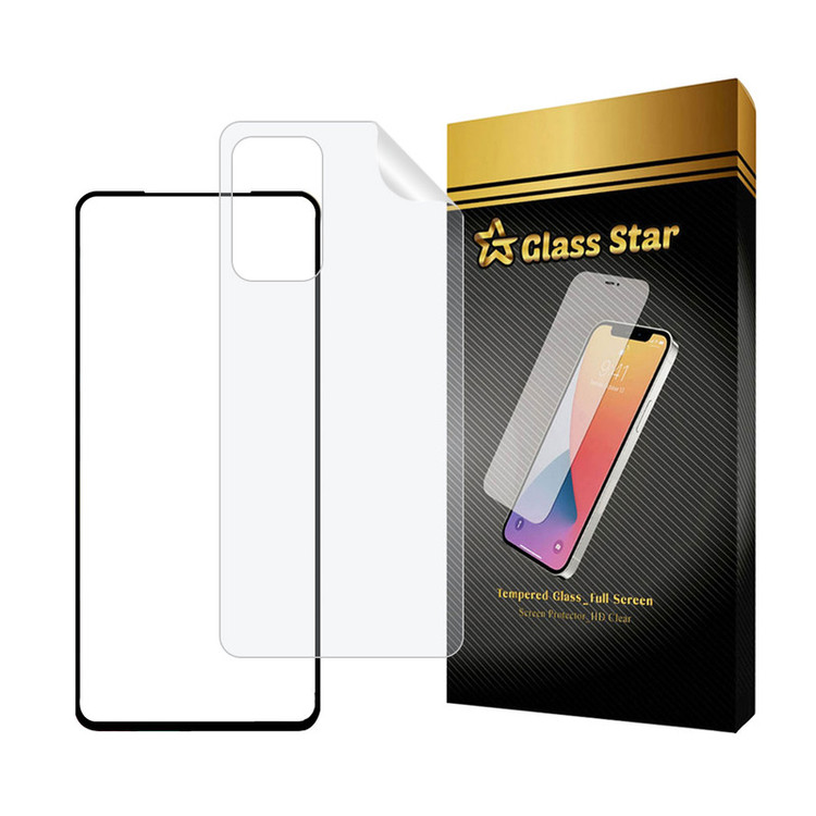 محافظ صفحه نمایش گلس استار مدل FUNABKGS مناسب برای گوشی موبایل سامسونگ Galaxy A52 4G / A52 5G / A52s 5G به همراه محافظ پشت گوشی
