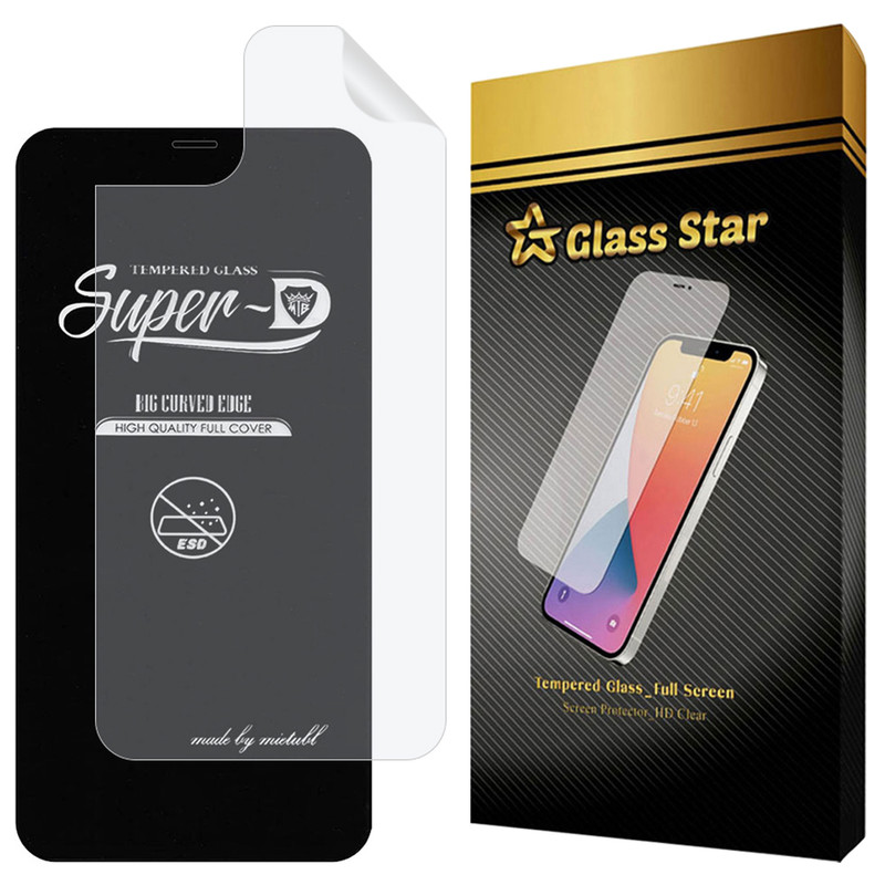 محافظ صفحه نمایش گلس استار مدل SUNG مناسب برای گوشی موبایل اپل iPhone 11 Pro Max به همراه محافظ پشت گوشی