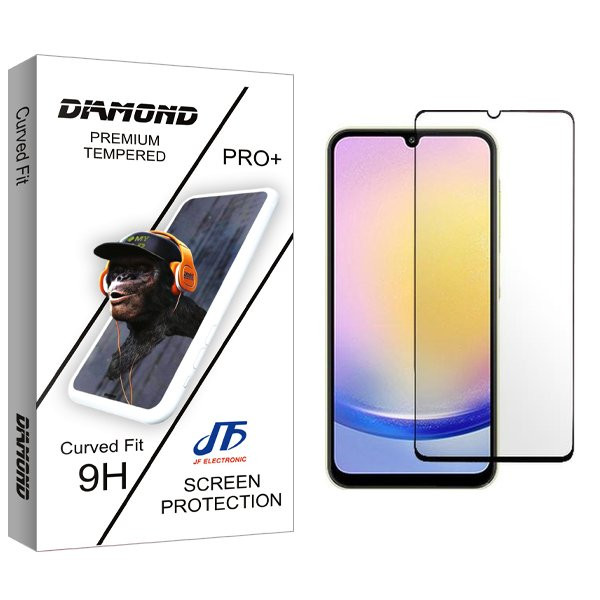 محافظ صفحه نمایش شیشه ای جی اف مدل Diamond مناسب برای گوشی موبایل سامسونگ Galaxy A25