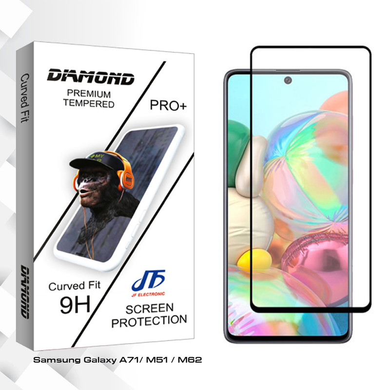 محافظ صفحه نمایش مات جی اف مدل Diamond glass مناسب برای گوشی موبایل سامسونگ Galaxy A71/ M51 / M62