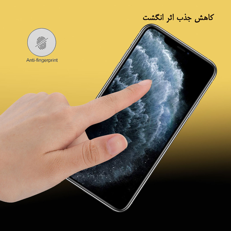 محافظ صفحه نمایش مات تراستکتور مدل CMT مناسب برای گوشی موبایل اپل iPhone 11 Pro
