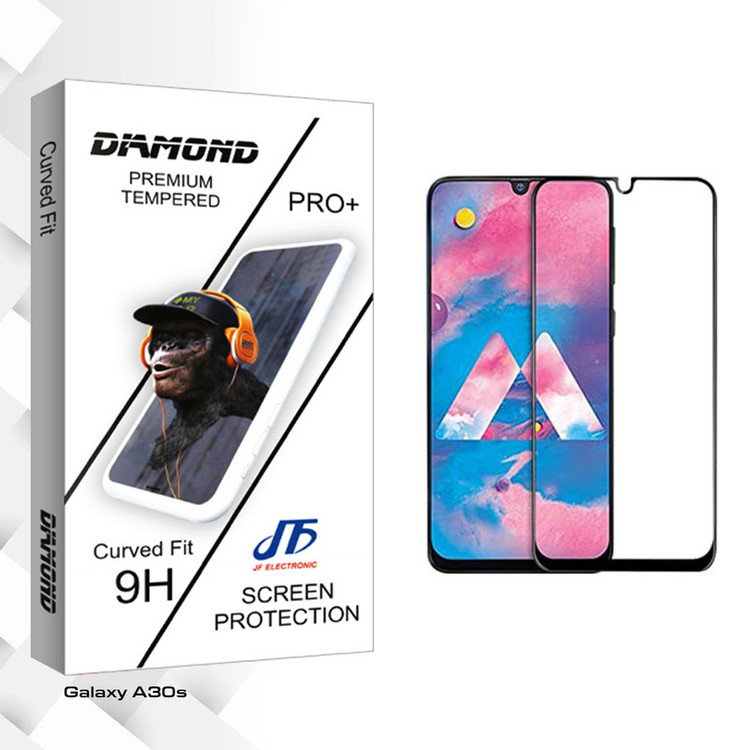 محافظ صفحه نمایش جی اف مدل Diamond glass مناسب برای گوشی موبایل سامسونگ Galaxy A30s