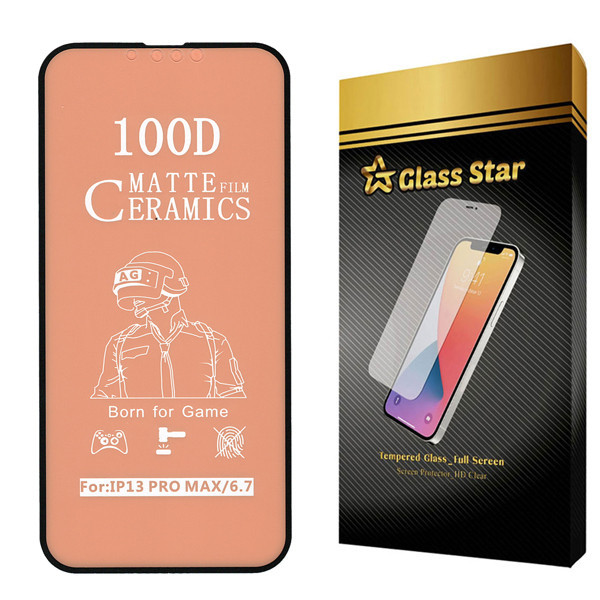 محافظ صفحه نمایش سرامیکی مات گلس استار مدل CMT100D مناسب برای گوشی موبایل اپل iPhone 14 Plus