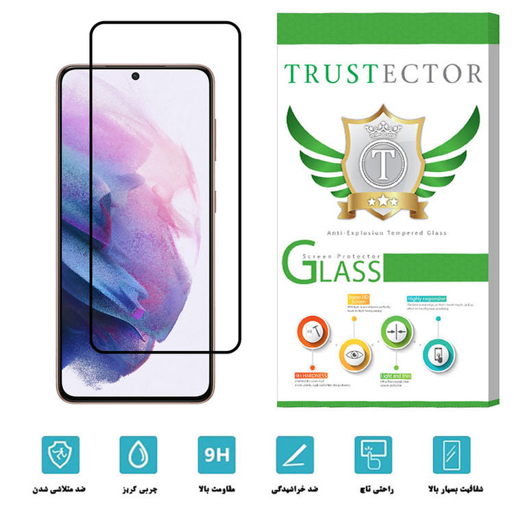 محافظ صفحه نمایش سرامیکی تراستکتور مدل CRM مناسب برای گوشی موبایل سامسونگ Galaxy S21 Plus 5G
