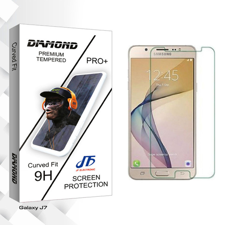 محافظ صفحه نمایش شیشه ای جی اف مدل Diamond Glass مناسب برای گوشی موبایل سامسونگ Galaxy J7