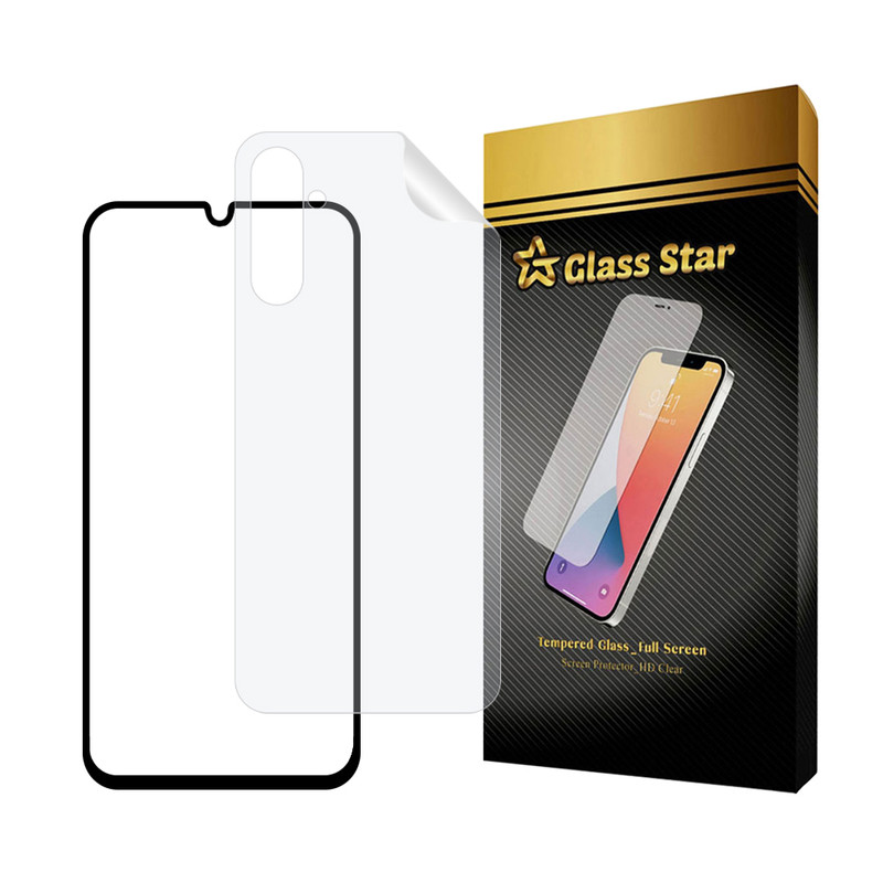محافظ صفحه نمایش گلس استار مدل FUNABKGS مناسب برای گوشی موبایل سامسونگ Galaxy A15 4G /A15 5G به همراه محافظ پشت گوشی