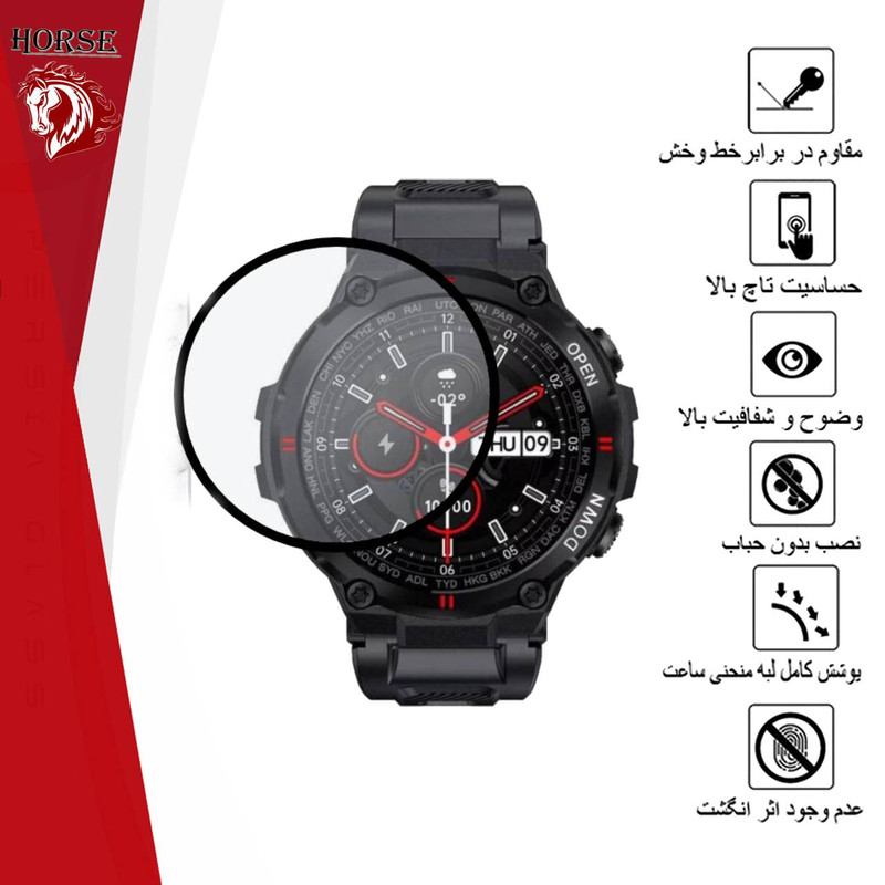 محافظ صفحه نمایش نانو هورس مدل PMH مناسب برای ساعت هوشمند K22 Elite
