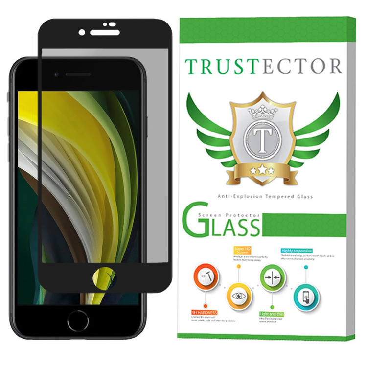 محافظ صفحه نمایش حریم شخصی تراستکتور مدل PSP مناسب برای گوشی موبایل اپل iPhone SE 2020