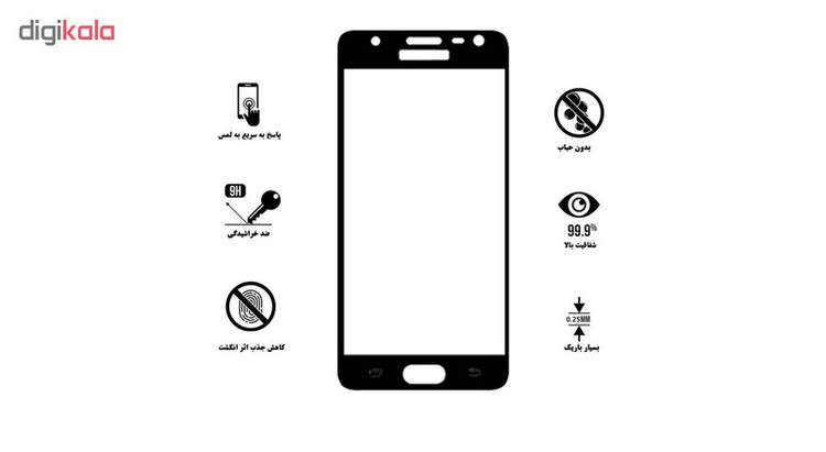 محافظ صفحه نمایش تراستکتور مدل GSS مناسب برای گوشی موبایل سامسونگ Galaxy J3 2017