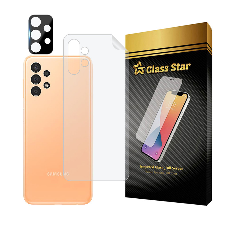 محافظ پشت گوشی گلس استار مدل MTBFULG مناسب برای گوشی موبایل سامسونگ Galaxy A13 4G به همراه محافظ لنز