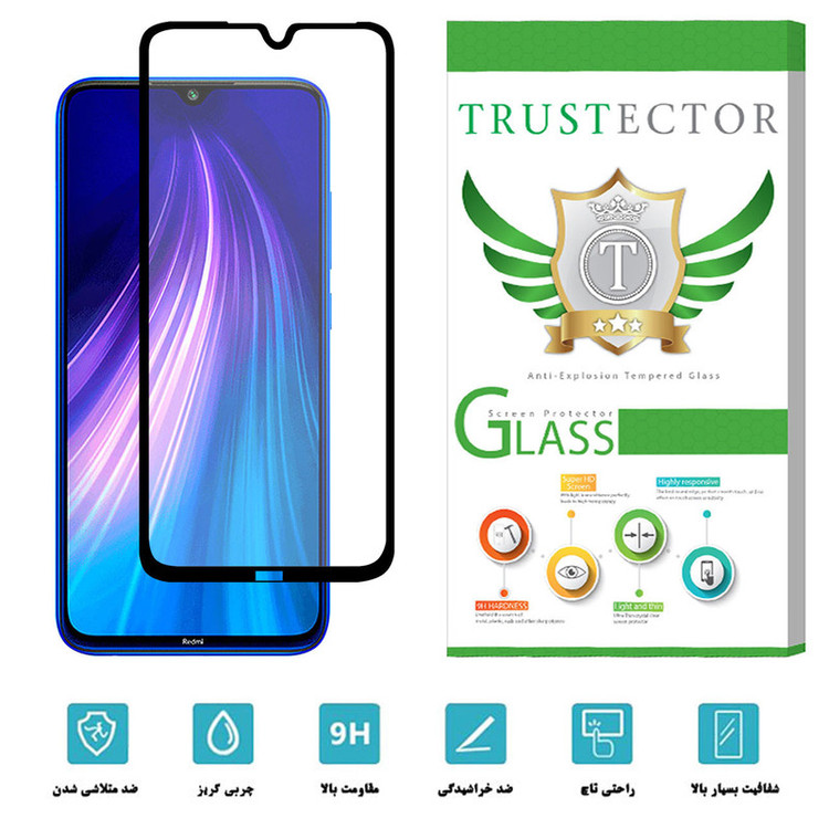 محافظ صفحه نمایش سرامیکی تراستکتور مدل CMT مناسب برای گوشی موبایل شیائومی Redmi Note 8