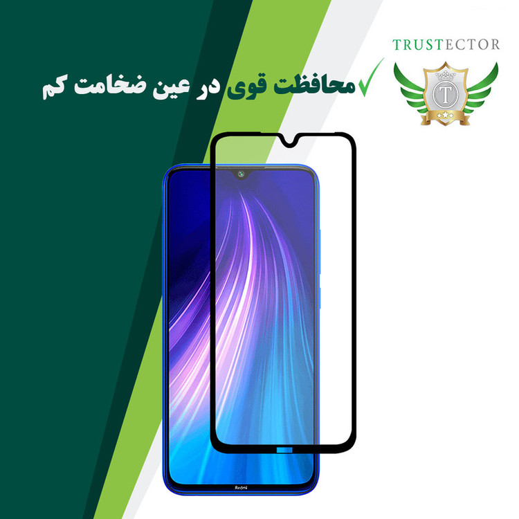 محافظ صفحه نمایش سرامیکی تراستکتور مدل CMT مناسب برای گوشی موبایل شیائومی Redmi Note 8