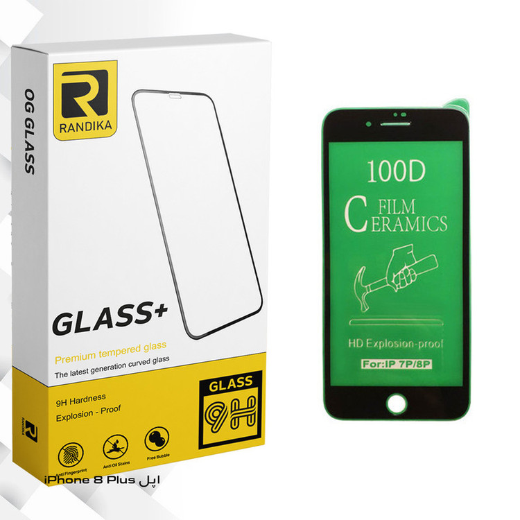 محافظ صفحه نمایش سرامیکی راندیکا مدل GLD مناسب برای گوشی موبایل اپل iPhone 8 Plus