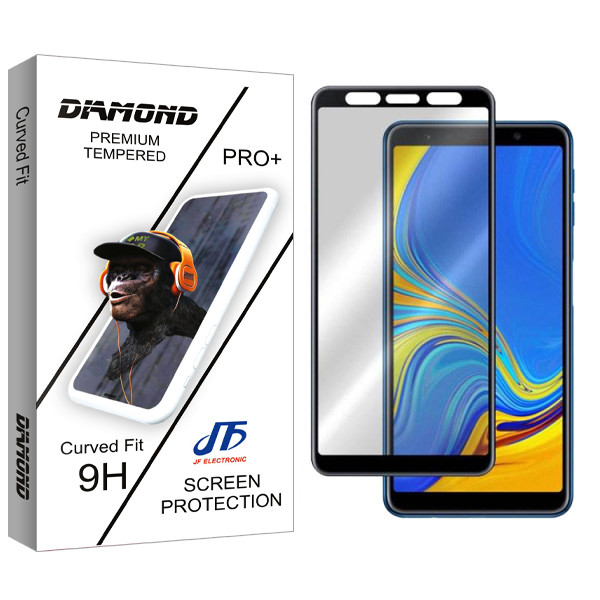 محافظ صفحه نمایش جی اف مدل Diamond glass مناسب برای گوشی موبایل سامسونگ Galaxy J4+/ J6+ / A6+ / A750 / A7 2018