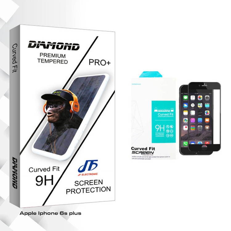 محافظ صفحه نمایش سرامیکی مات جی اف مدل Diamond glass مناسب برای گوشی موبایل اپل Iphone 6s plus