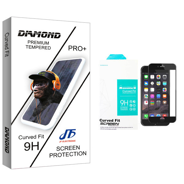 محافظ صفحه نمایش سرامیکی مات جی اف مدل Diamond glass مناسب برای گوشی موبایل اپل Iphone 6s plus