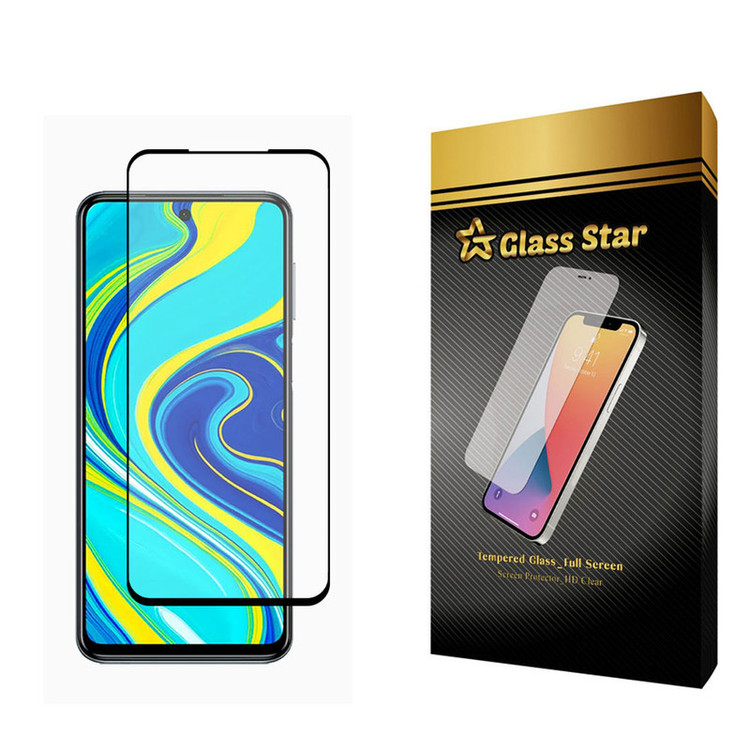 محافظ صفحه نمایش گلس استار مدل FUL مناسب برای گوشی موبایل شیائومی Redmi Note 9S