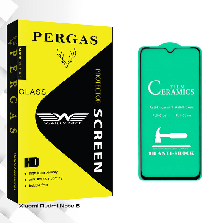 محافظ صفحه نمایش سرامیکی وایلی نایس مدل Pergas Glass مناسب برای گوشی موبایل شیائومی Redmi Note 8