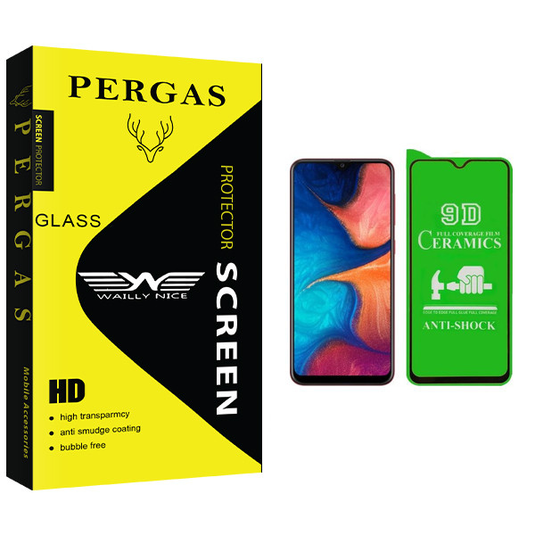 محافظ صفحه نمایش سرامیکی وایلی نایس مدل Pergas Glass مناسب برای گوشی موبایل سامسونگ Galaxy A30