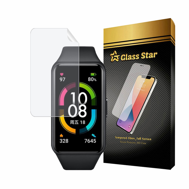 محافظ صفحه نمایش هیدروژل گلس استار مدل MTBWS مناسب برای ساعت هوشمند آنر Watch Band 6