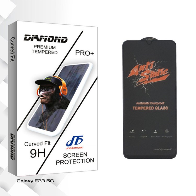 محافظ صفحه نمایش جی اف مدل Diamond GlassANTI-STATICK مناسب برای گوشی موبایل سامسونگ Galaxy F23 5G