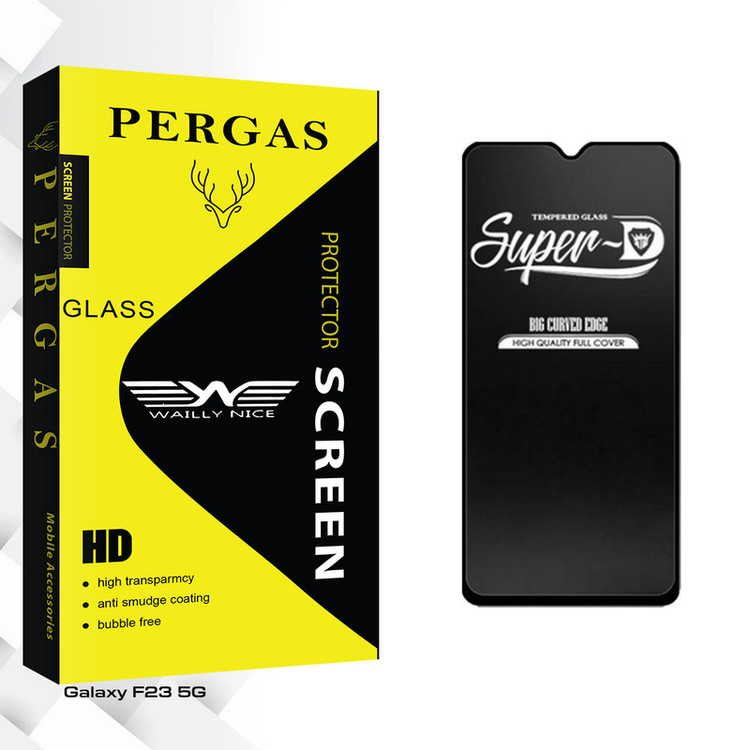 محافظ صفحه نمایش وایلی نایس مدل Pergas GlassSuper-D مناسب برای گوشی موبایل سامسونگ Galaxy F23 5G