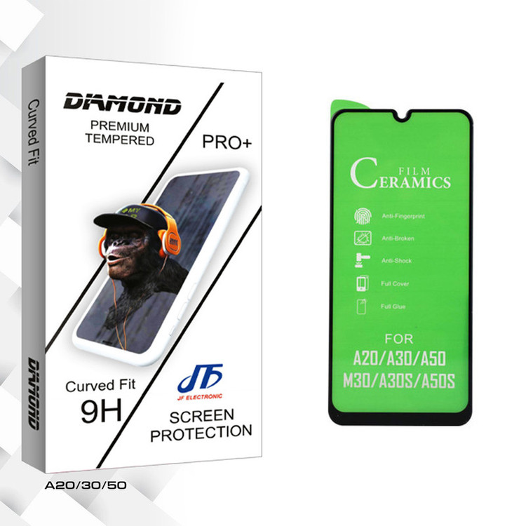 محافظ صفحه نمایش جی اف مدل Diamond glass مناسب برای گوشی موبایل سامسونگ Galaxy A20/30/50