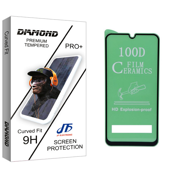 محافظ صفحه نمایش جی اف مدل Diamond glass مناسب برای گوشی شیائومی NOTE 8 PRO