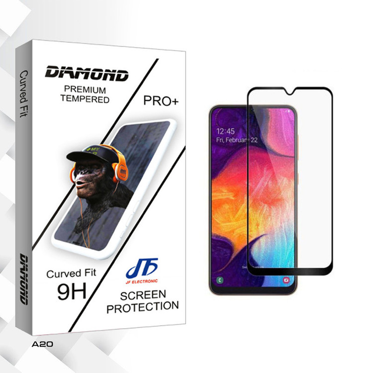 محافظ صفحه نمایش سرامیکی جی اف مدل Diamond glass مناسب برای گوشی موبایل سامسونگ galaxy A20
