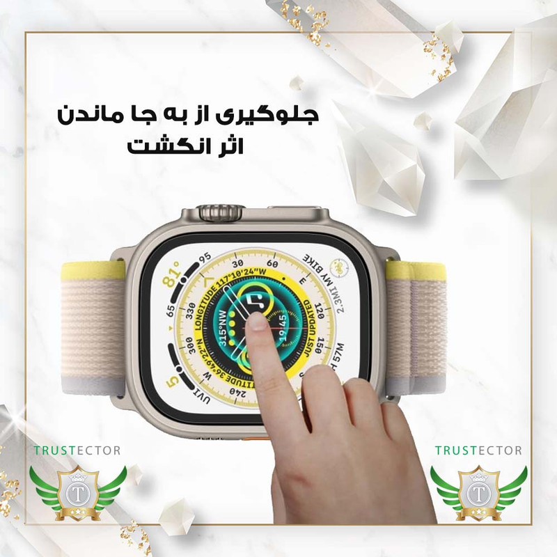 محافظ صفحه نمایش تراستکتور مدل SMPWATCHT مناسب برای ساعت هوشمند میبرو GS