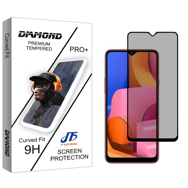 محافظ صفحه نمایش حریم شخصی جی اف مدل Diamond مناسب برای گوشی موبایل سامسونگ Galaxy A20s