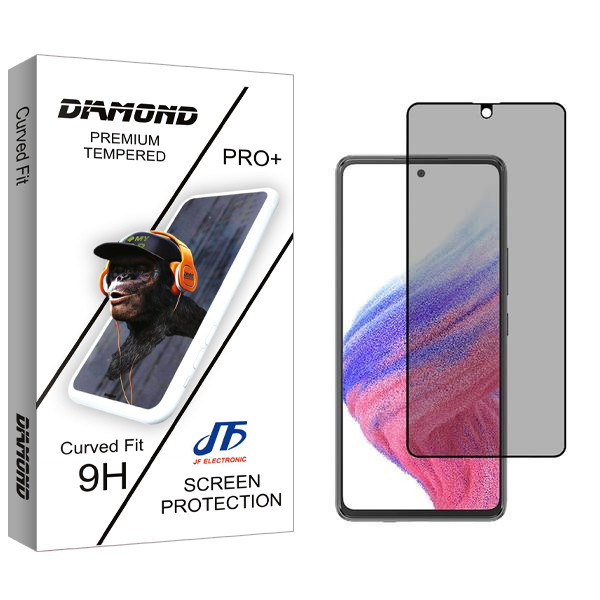 محافظ صفحه نمایش حریم شخصی جی اف مدل Diamond مناسب برای گوشی موبایل سامسونگ Galaxy A53 5G