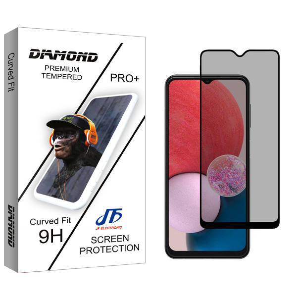 محافظ صفحه نمایش حریم شخصی جی اف مدل Diamond مناسب برای گوشی موبایل سامسونگ Galaxy A13 4G