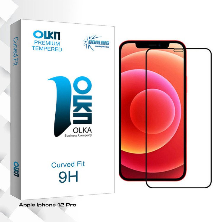 محافظ صفحه نمایش کولینگ مدل Olka glass مناسب برای گوشی موبایل اپل Iphone 12 Pro