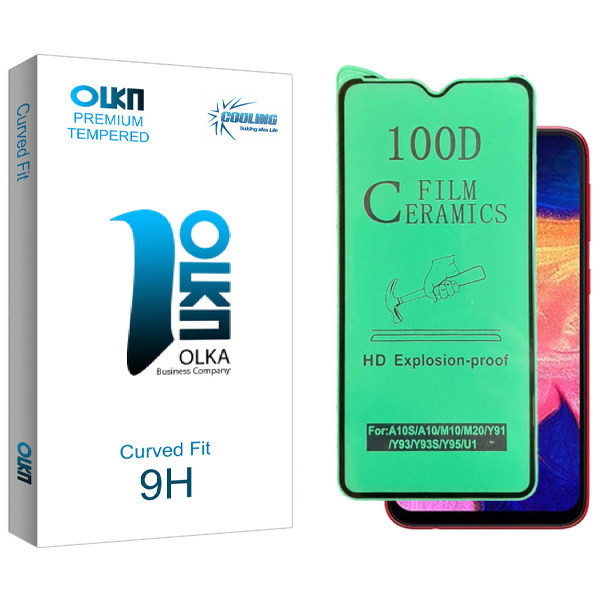 محافظ صفحه نمایش سرامیکی کولینگ مدل Olka glass مناسب برای گوشی موبایل سامسونگ Galaxy A10