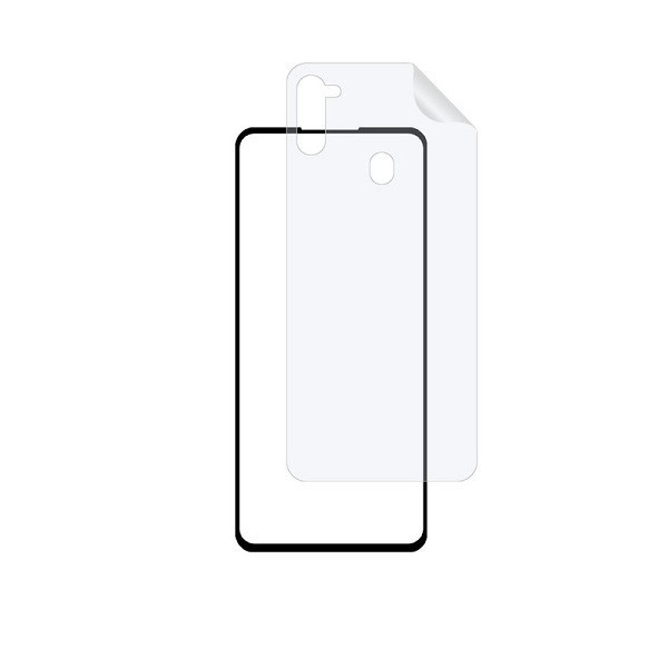 محافظ صفحه نمایش کی آر مدل 2FN مناسب برای گوشی موبایل سامسونگ Galaxy A11 به همراه محافظ پشت گوشی