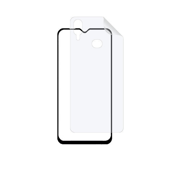 محافظ صفحه نمایش کی آر مدل 2FN مناسب برای گوشی موبایل سامسونگ Galaxy A20 به همراه محافظ پشت گوشی