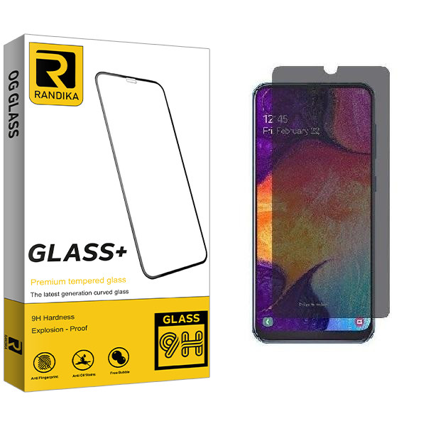 محافظ صفحه نمایش حریم شخصی راندیکا مدل RK مناسب برای گوشی موبایل سامسونگ Galaxy A12