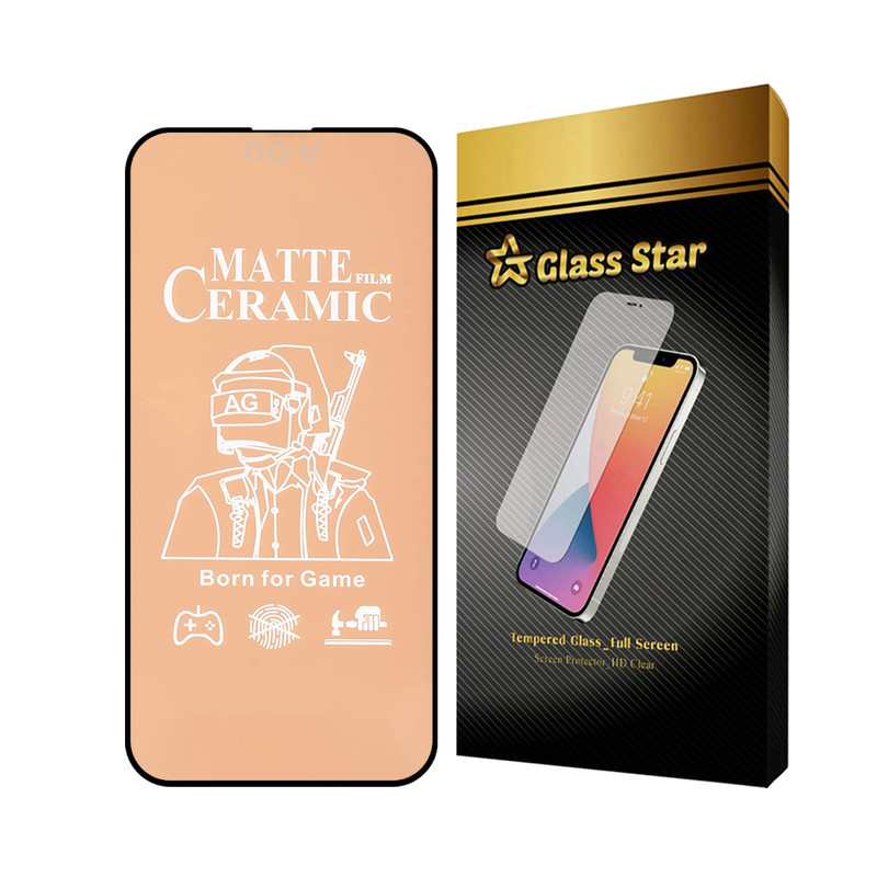 محافظ صفحه نمایش سرامیکی مات گلس استار مدل CERMAG مناسب برای گوشی موبایل اپل iPhone 14 Pro Max
