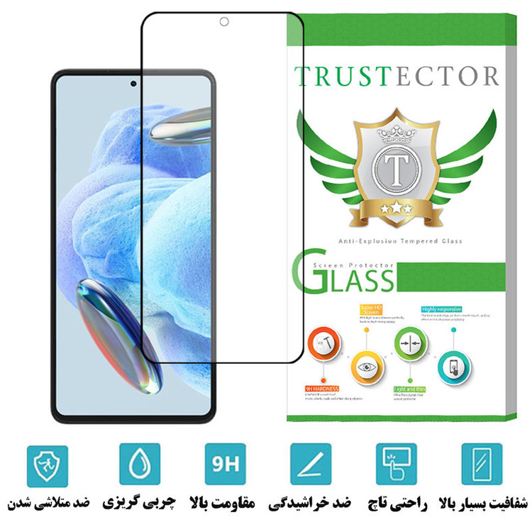 محافظ صفحه نمایش سرامیکی مات تراستکتور مدل MCERAMT مناسب برای گوشی موبایل شیائومی Redmi Note 12 Pro 4G