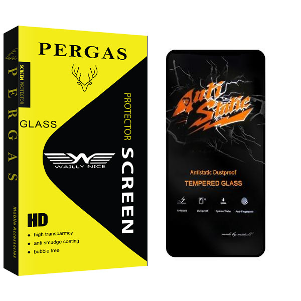 محافظ صفحه نمایش وایلی نایس مدل Pergas Anti Static مناسب برای گوشی موبایل شیائومی Redmi Note 10 Pro / Poco F3 / Mi 11i
