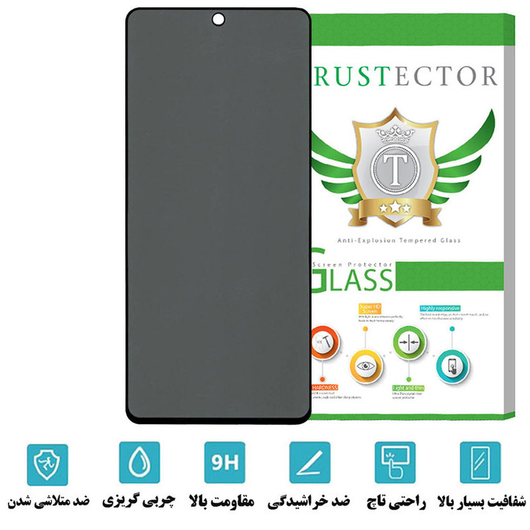 محافظ صفحه نمایش حریم شخصی تراستکتور مدل SECRETT مناسب برای گوشی موبایل موتورولا Edge 20 Pro