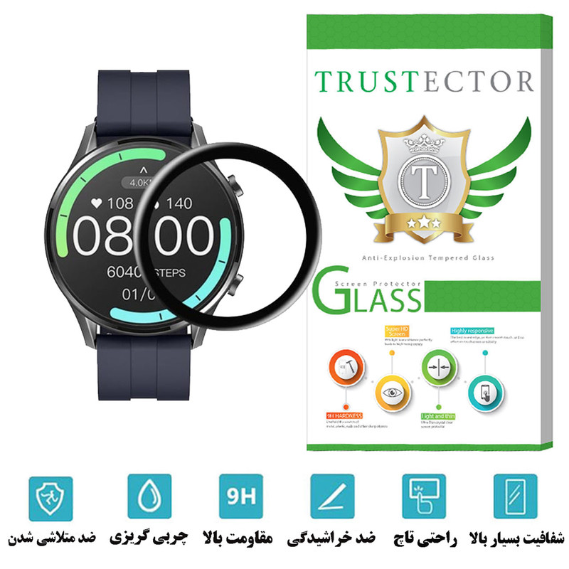محافظ صفحه نمایش تراستکتور مدل PMMAWT مناسب برای ساعت هوشمند آیمیلب W12