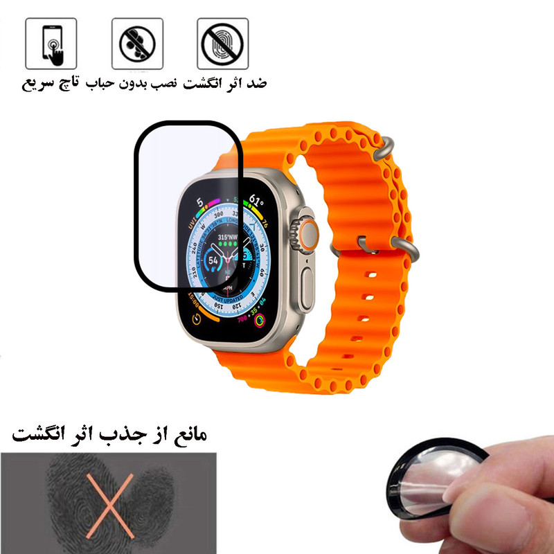 محافظ صفحه نمایش گلس استار مدل PMMAWATCH مناسب برای ساعت هوشمند KT8 Ultra 45mm