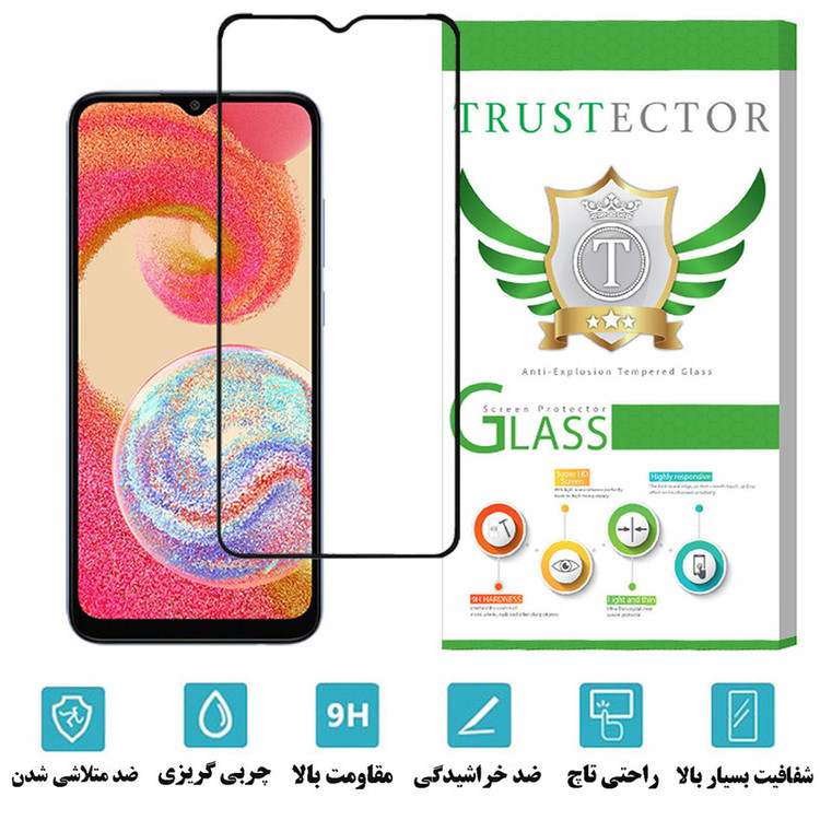 محافظ صفحه نمایش سرامیکی تراستکتور مدل CERAMT مناسب برای گوشی موبایل سامسونگ Galaxy A04e