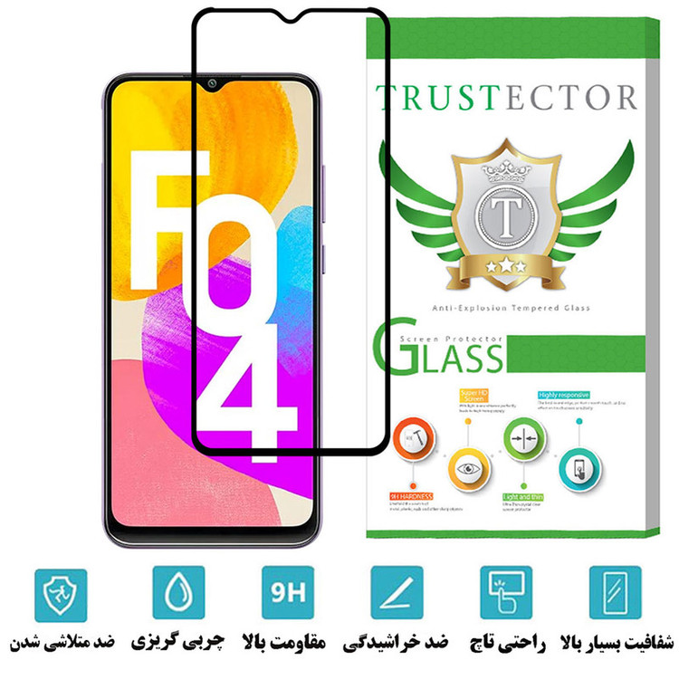 محافظ صفحه نمایش سرامیکی تراستکتور مدل CERAMT مناسب برای گوشی موبایل سامسونگ Galaxy F04