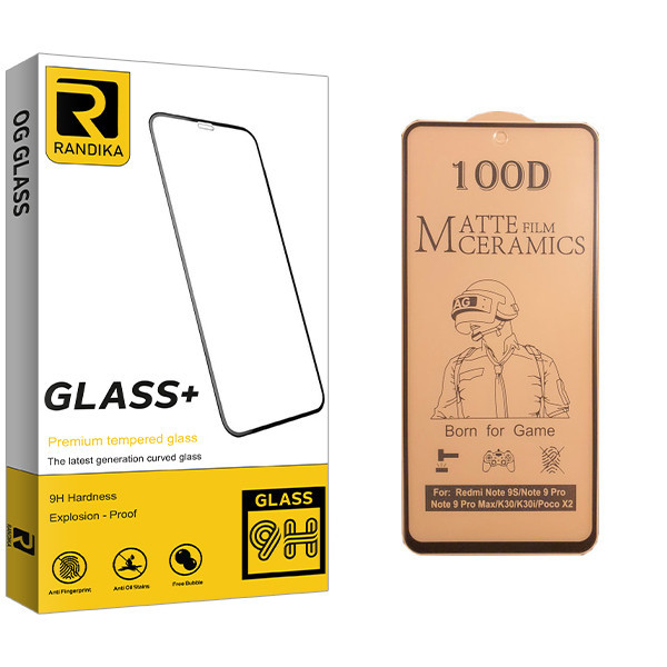 محافظ صفحه نمایش سرامیکی راندیکا مدل Gld مناسب برای گوشی موبایل شیائومی Redmi Note 9s